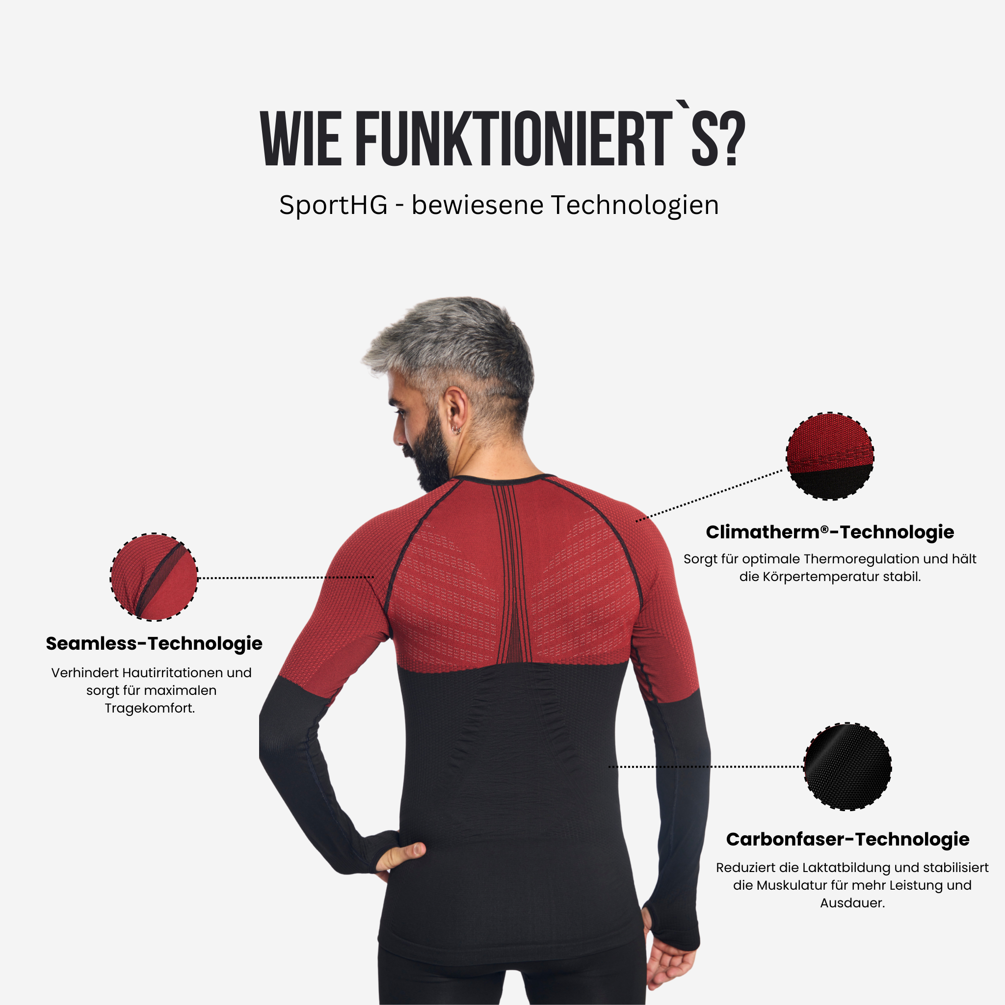 Midnight Black / Ash Grey, Midnight Black / Ruby Red