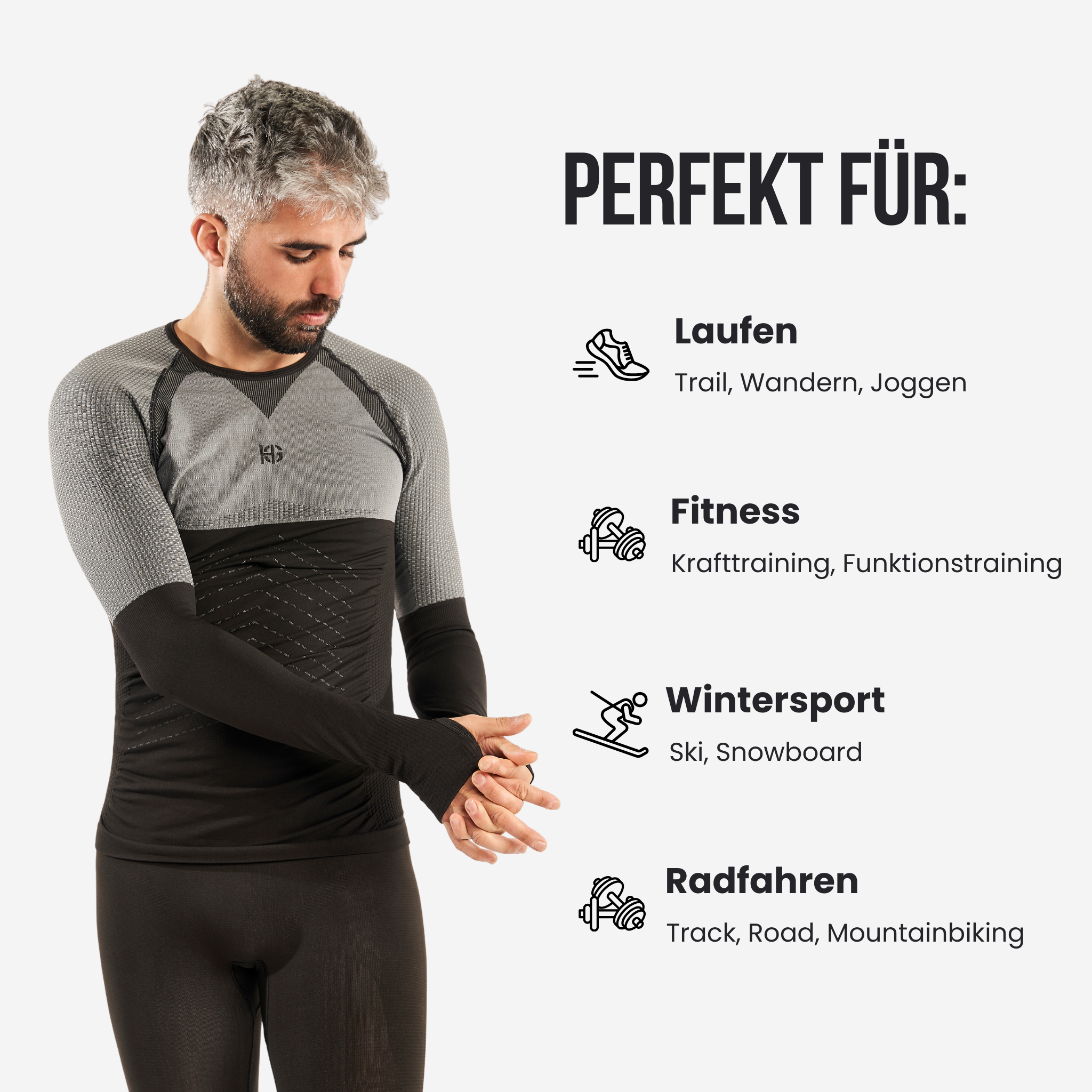 Midnight Black / Ash Grey, Midnight Black / Ruby Red