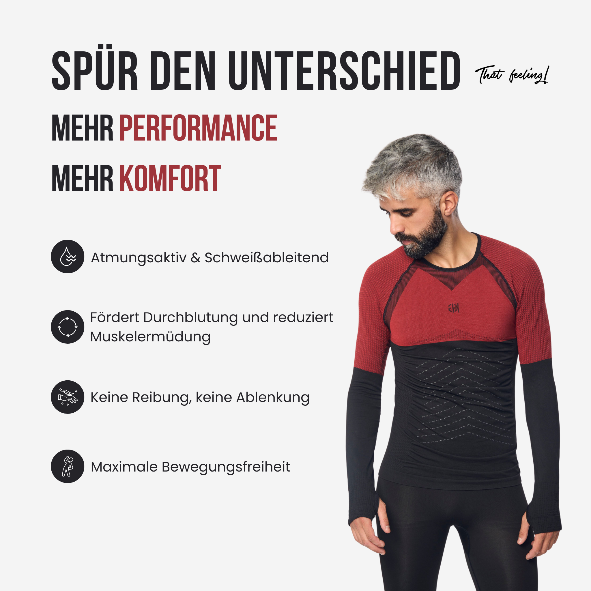 Midnight Black / Ash Grey, Midnight Black / Ruby Red