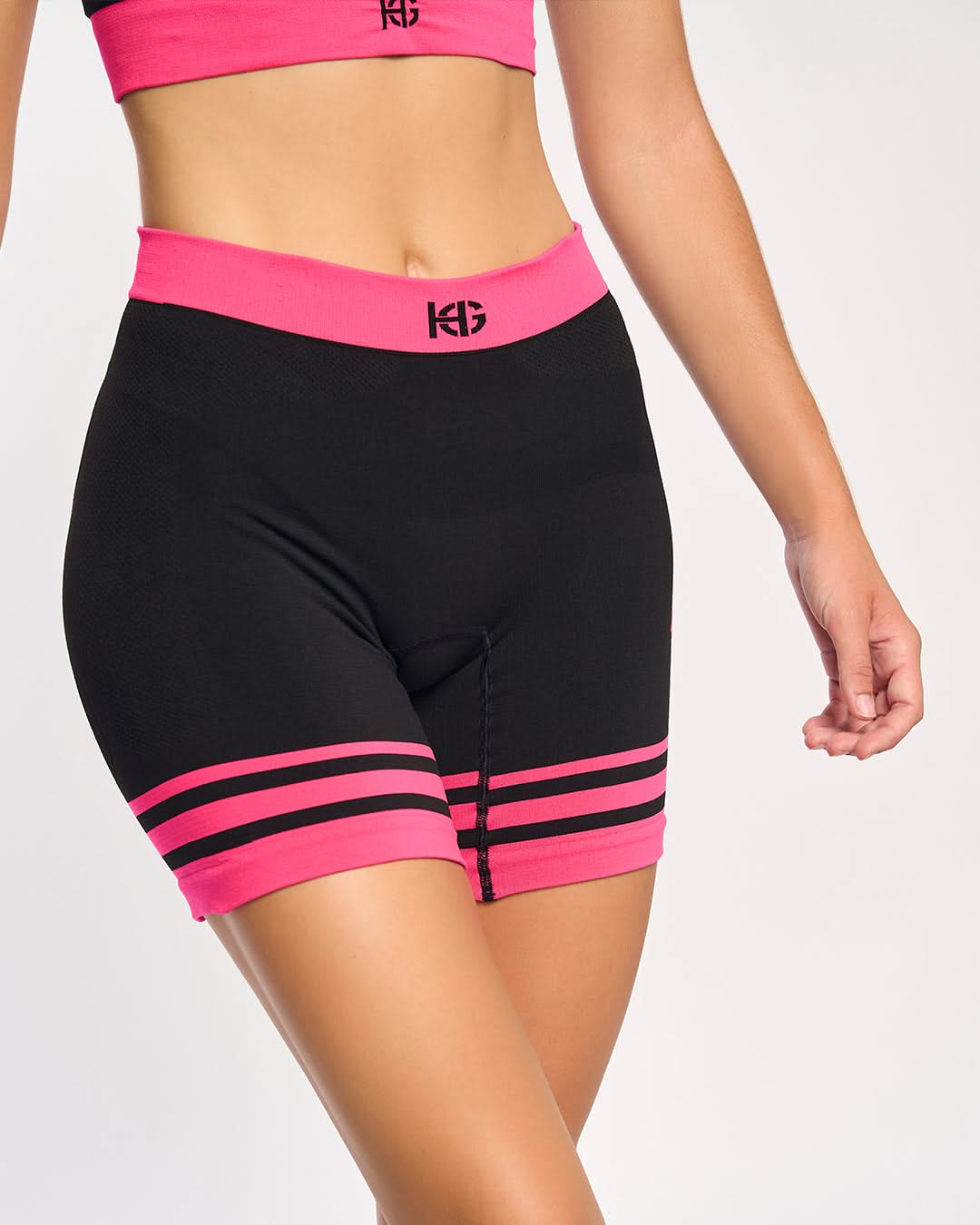 Midnight Black / Rose Pink