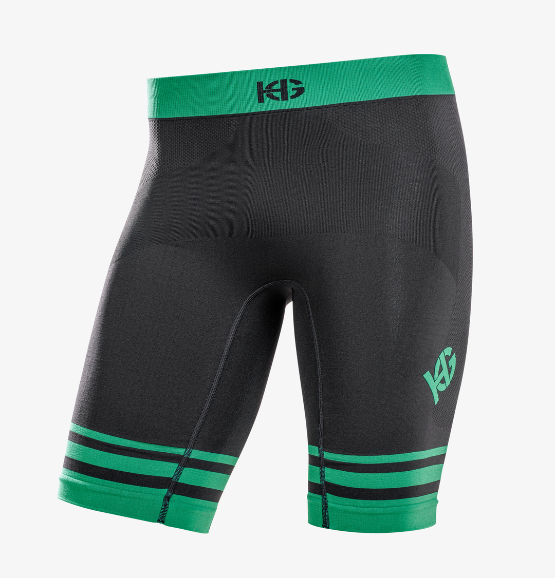 Midnight Black / Emerald Green