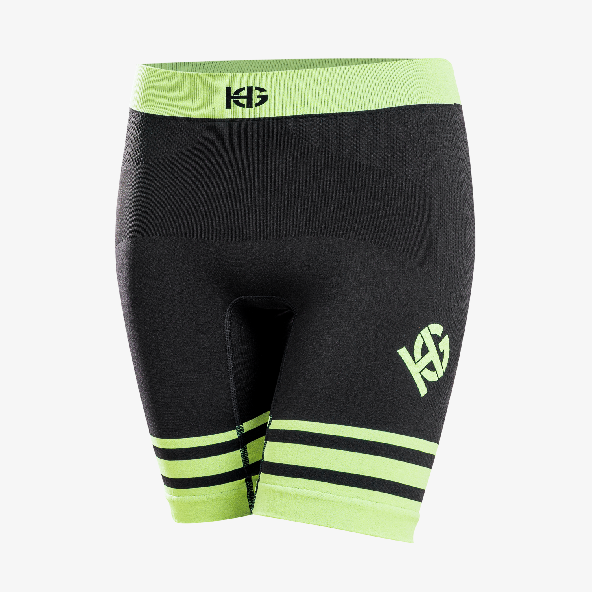 Midnight Black / Lemon Green