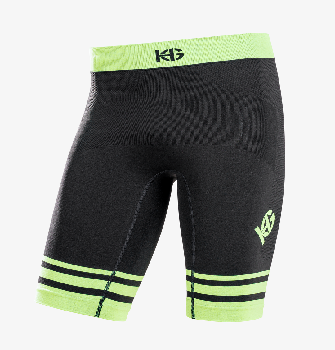 Midnight Black / Lemon Green