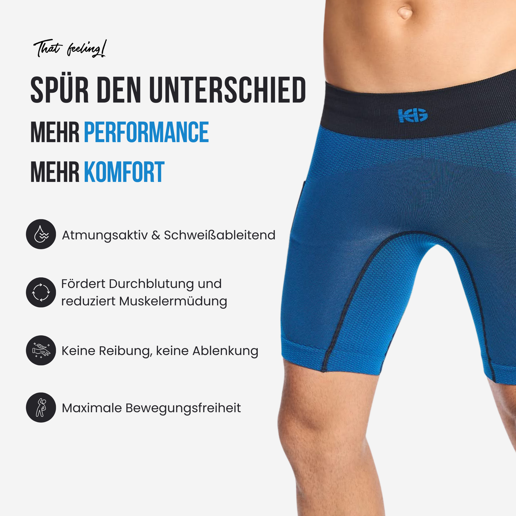 Arden - Performance verbessernde Shorts starke Kompression